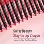 Swiss Beauty Matte Long Lasting Crayon Lipstick| Smudge Proof And Waterproof | For Hydration And Moisturization | Shade- Chocobar 3.5G |, 2 image