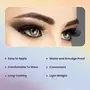 Swiss Beauty Cruelty-Free 3D Eyelashes - Pack of 10 Fe Eyelashes | Volumising Eye Lashes | Lengthening Eye Lashes | LightEyelashes | Shade - Black 01 Set of 5, 6 image