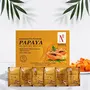 NutriGlow NATURAL'S Advanced Pro Papaya Facial Kit For Toned Up Skin Eliminates Scarring Blemishes & Dark Spot Free Skin 10gmx6 Each Pack of 4, 4 image
