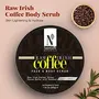 NutriGlow NATURAL'S Raw Irish Coffee Face & Body Scrub Coffee Cocoa Butter with Oatmeal For Bathing & Scrubber For Face Organic Exfoliate Hydrate De Tox 200gm, 4 image