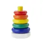 Fisher-Price Plastic Original Rock-a-Stack - Classic stacking toy with 5 colorful rings to grasp shake and stack ( Multicolor ) (1 pieces)