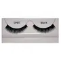 GlamGals HOLLYWOOD-U.S.A Stylish Black Soft Thick Reusable Fe Eye Lashes For Women (BLACK 07)