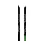 GlamGals HOLLYWOOD-U.S.A Glide-on Eye pencil Pack of 2 (Black & Green)