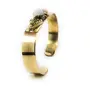G&F Free Size Adjustable Golden Bracelet for Women- White Stone, 2 image