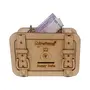 Kraftsman Wooden Money Banks for and Adults (Briefcase Style), 7 image