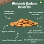 Millet Amma Organic Almonds Badam 250 Gms | Rich in Fiber & | 100% Vegan & | High in AntiProtein Fiber and Calcium | Best Choice to in Milkshakes Kheer Cookies Desserts & Salads, 3 image