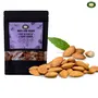 Millet Amma Organic Almonds Badam 250 Gms | Rich in Fiber & | 100% Vegan & | High in AntiProtein Fiber and Calcium | Best Choice to in Milkshakes Kheer Cookies Desserts & Salads, 2 image