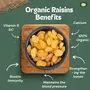 Millet Amma Organic Raisins (Dry Grapes) 250gm | Rich in Anti& Source of Vitamins Miner| Helps in Strengthening The Bones & ing | 100% Vegan & Free, 4 image