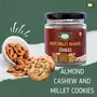 Millet Amma Almond Cashew and Millet Cookies 5 pcs | Health Snack | Packed With High Protein & Fiber | Rich in AntiNo Refined Sugar | UnJunk Food | Best Choice for & Adults, 7 image