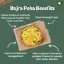 Millet Amma Organic Bajra Poha 1 Kg ( 2 Packs of 500 Gms ) | Rich in Iron and High Protein | Best Choice for Making Poha and Health Snack Recipes | Millet Flakes for a Healthy and Nutritious Breakfast, 3 image