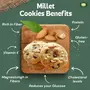 Millet Amma Almond Cashew and Millet Cookies 5 pcs | Health Snack | Packed With High Protein & Fiber | Rich in AntiNo Refined Sugar | UnJunk Food | Best Choice for & Adults, 6 image