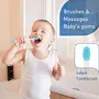 R for Rabbit STYLO Toothcare set for | Toddler Toothbrush | Gum Stimulator | Toothcare - White Blue, 4 image