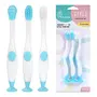 R for Rabbit STYLO Toothcare set for | Toddler Toothbrush | Gum Stimulator | Toothcare - White Blue