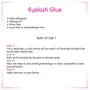 GlamGals HOLLYWOOD-U.S.A Black soft Eye Lashes with Glue Transparent 6.5 ml, 3 image