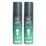 Pee Safe Toilet Seat Sanitizer Spray (75ml - Pack Of 2) - Mint| The Of UTI & Other Infections | Kills 99.9% Germs & Travel Friendly | Anti Odour Deodorizer