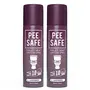 PEESAFE Toilet Seat Sanitizer Spray (50ml - Pack Of 2) - Lavender | The Of UTI & Other Infections | Kills 99.9% Germs & Travel Friendly | Anti Odour Deodorizer