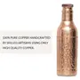 MHZ ESSENTI- Long Neck Champagne Style Designer Copper Water Bottle - High Durability & Leak Proof Authentic Ayurvedic Healthy Water Bottle. - 800 ML (Pack of 1), 2 image