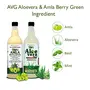 AVG Health Organics Combo of Amla and Aloevera Juice Sugar free 1000 ML Each, 3 image