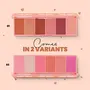 MARS Little 3 in 1 Blusher Palette with Blush Highlighter and Eyeshadow | Highly Pigmented & Easy to Blend (20g)-Shade-02, 4 image