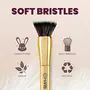 MARS Artist's Arsenal Professional Foundation Flat Makeup Brush | Feather Soft Touch | Precise Synthetic Bristle | Luxe Packaging Flat Straight Makeup Brush (Golden), 4 image