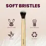 MARS Artist's Arsenal Professional Big Blending Eyeshadow Makeup Brush | Feather Soft Touch | Precise Synthetic Bristle | Perfect for Eyeshadow | Luxe Packaging Makeup Brush (Golden), 4 image