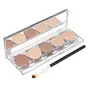 MARS 5 Colour Contour and Concealer Kit with Brush | Creamy Matte Finish & Up to 24-Hours Waterproof Formula | Easy to Blend (16.0 gm) (Shade-3), 5 image