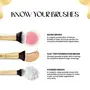 MARS Artist's Arsenal Makeup Brush Set for Professional Makeup | Eyeshadow Blending Brushes (3pcs) | Foundation Blush Powder and Foundation Brush (1pcs each), 5 image