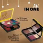 MARS Firefly Makeup Kit with 12 EyeshadowsHighlighter Blusher and Bronzer| Highly Pigmented | Free Applicator & Mirror | Eye and Face Palette for Women (26.0 gm) (Shade-2), 2 image