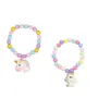 Aashiya Trades Pack of 2 Unicorn Bracelet Girls Unicorn Bracelets Rainbow Unicorn Beaded Bracelet for day for girls 