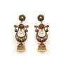 Priyaasi Brass with Traditional Stud Earring for Women