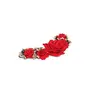 Priyaasi Beautiful Red Rose Hair Accessory Set For Women And Girls
