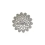 Priyaasi Floral Silver-ColorCocktail Ring For Women