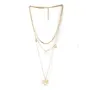 Priyaasi Golden ColorPendant Layered Necklace