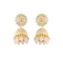 Priyaasi Pretty k Pearl Gold-ColorJhumka Earrings