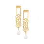 Priyaasi Stylish Gold-ColorDrop Earrings For Women and Girls(Gold)