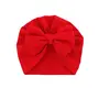 Aashiya Trades Set of 3 - Cotton Cloth Turban Knot Bow Cap for Girls & Boys Turban Bow Cap Head Cap Multicolour, 3 image