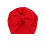 Aashiya Trades Set of 3 - Cotton Cloth Turban Knot Bow Cap for Girls & Boys Turban Bow Cap Head Cap Red, 3 image