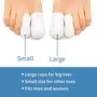 Anzailala Toe Protectors for Men Women Soft Gel Toe Caps for Foot Toe Separator Toe Sleeves for Ingrown Toenails Corns Calluses Blisters - 2 Large + 4 Small, 4 image