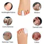 Anzailala Toe Protectors for Men Women Soft Gel Toe Caps for Foot Toe Separator Toe Sleeves for Ingrown Toenails Corns Calluses Blisters - 2 Large + 4 Small, 3 image