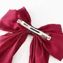 Anzailala Hair Bows for Women Large Bow Hair Clip Soft Long Tails Metal Clips Bow Tie Hair Clip for Women, 5 image
