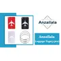 Anzailala Luggage Tags 3 PCS Travel Bag Tags with Name ID Aluminum Suitcase Tags Baggage Tags for Luggage for Flight(Black Silver Red), 2 image