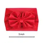 Aashiya Trades Strechable Multicolor Velvet Head band for girl for Age 0 to 15 Months - single piece (Red), 2 image