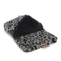 Aashiya Trades Women Leopard Faux Fur Purse Evening Handbag Fuzzy Plush Crossbody Bag Clutch (Red), 7 image