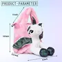 Aashiya Trades Girls Fur Unicorn Character Cross Body Shoulder Hand Purse Wallet-Girls Gift for Age 2 to 9 Years, 3 image