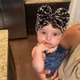 Aashiya Trades Strechable Multicolor Velvet Head band for girl for Age 0 to 15 Months - single piece, 3 image