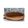 Priyaasi PU Leather Ikat Printed dle Bag for Women’s – Multipurpose Stylish Trendy Casual Ladies Handbag Purse with Adjustable Strap Magnetic Closure Maroon, 7 image
