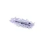 Priyaasi Flower and Leaf Design White Artificial Fancy Alligator Hair Clip/s For Women and Girls, 5 image