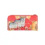 Priyaasi Red WahCow Zipper Wallet for Women's - Stylish Trendy Casual Ladies Money Purse with Card Holder Zipper Closure for Office College, 7 image