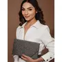 Priyaasi Metal Elegance Sling Bag for Women | Trendy Embellished Ladies' Purse in Grey Color | Best Gifts for Women & Girls, 2 image