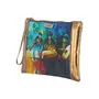 Priyaasi Folk Dhun Multicolour Zipper Pouch for Women's - Stylish Trendy Handy Casual Ladies Money Purse with Chain Closure, 6 image